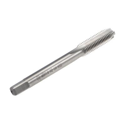 Harfington Metric Machine Tap Left M8 Thread 1 Pitch H2 3 Flutes High Speed Steel 2pcs
