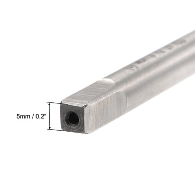 Harfington Metric Machine Tap Left M8 Thread 1 Pitch H2 3 Flutes High Speed Steel 2pcs