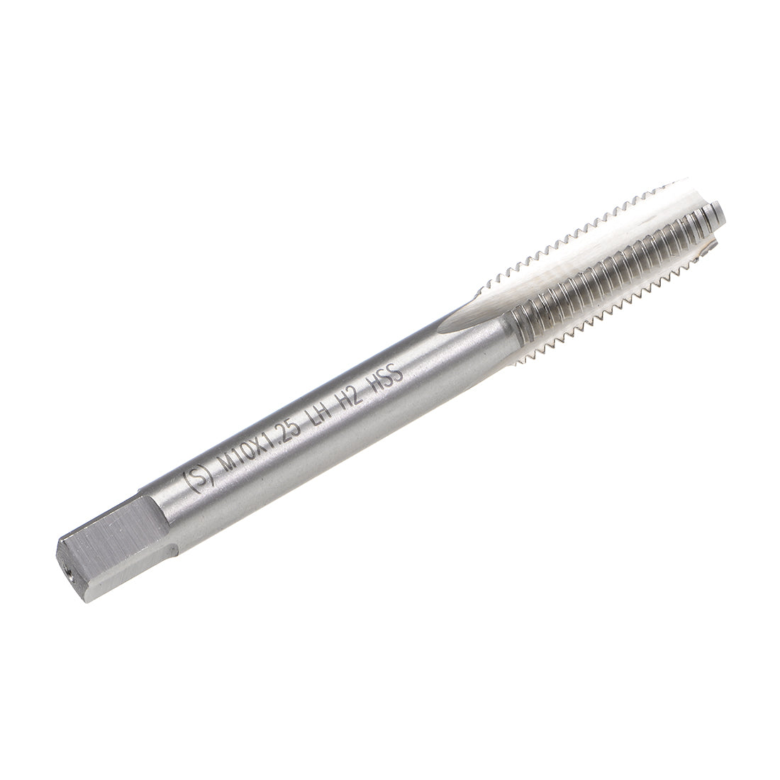 Harfington Metric Machine Tap Left M10 Thread 1.25 Pitch H2 3 Flutes High Speed Steel