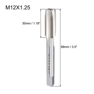 Harfington Metric Machine Tap Left Thread 1 Pitch H2 4 Flutes High Speed Steel