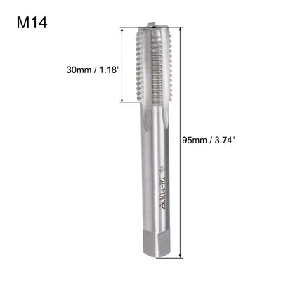 Harfington Metric Machine Tap Left H2 4 Flutes High Speed Steel