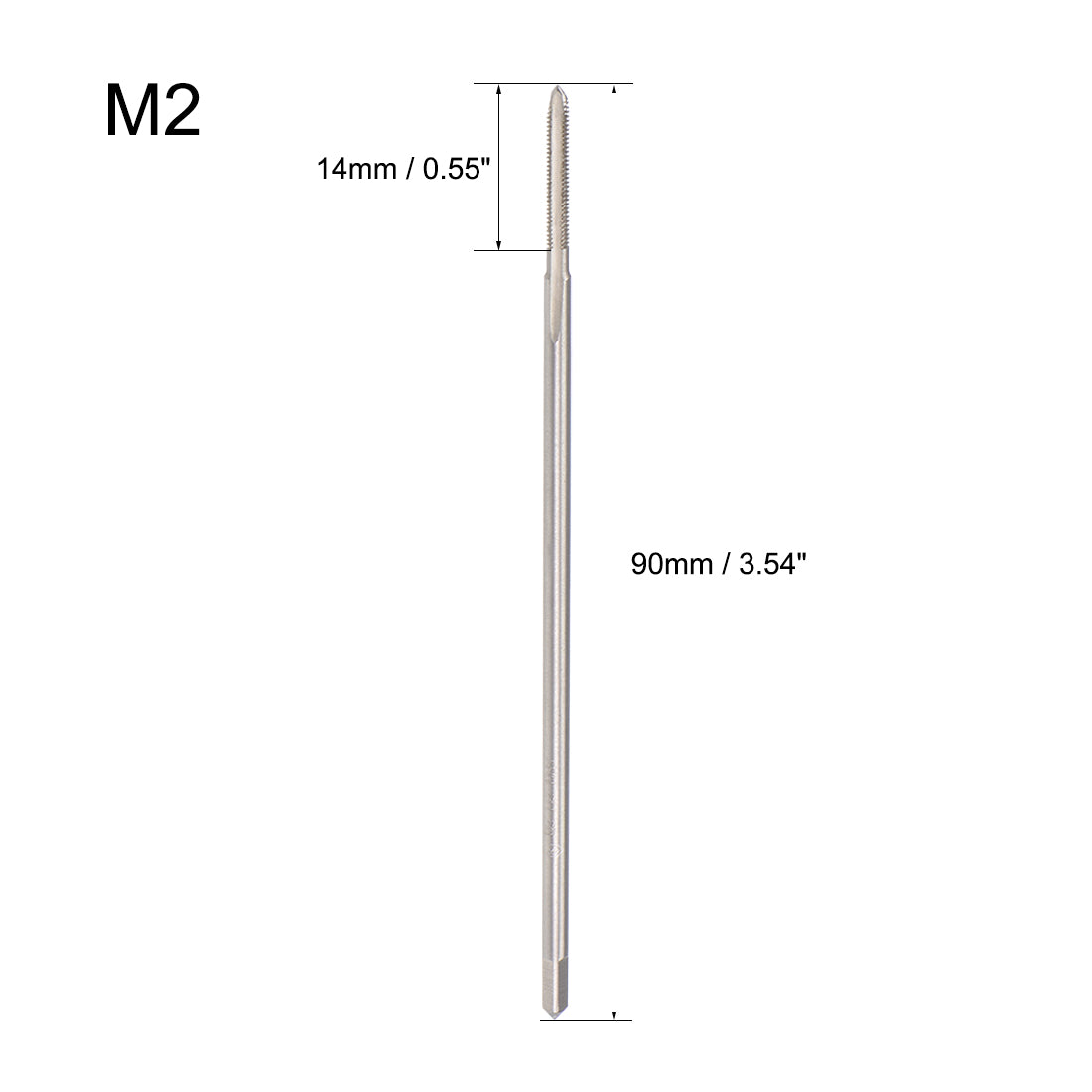 Harfington Metric Machine Tap  H2 Accuracy 3 Flutes High Speed Steel