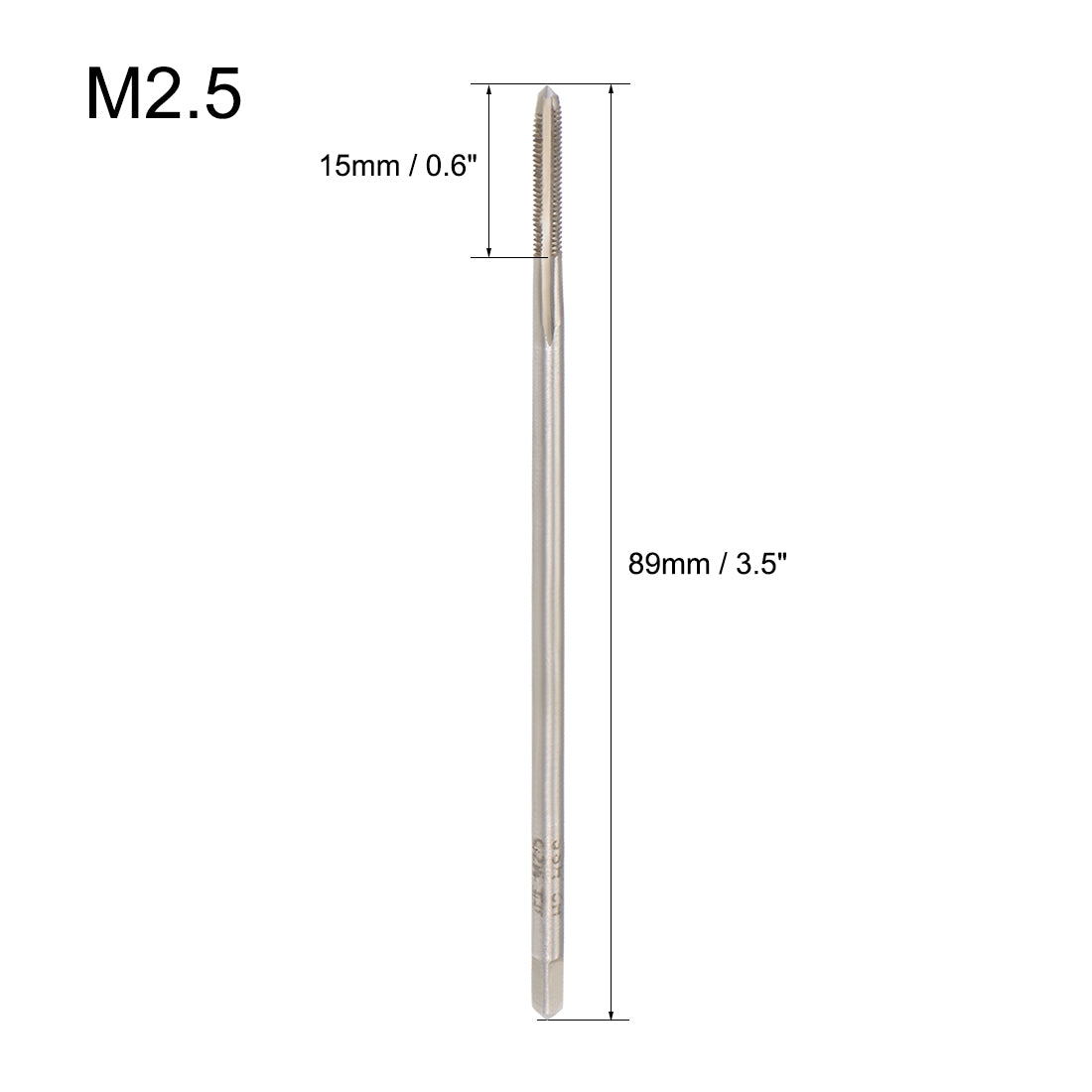 Harfington Metric Machine Tap  H2 Accuracy 3 Flutes High Speed Steel