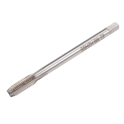 Harfington Metric Machine Tap M8 Thread 1.25 Pitch H2 Accuracy 3 Flutes High Speed Steel