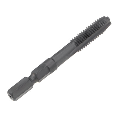 Harfington Metric Machine Tap M8 Thread 1.25 Pitch H2 3 Flutes Hex Shank High Speed Steel