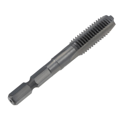 Harfington Metric Machine Tap M10 Thread 1.5 Pitch H2 3 Flutes Hex Shank High Speed Steel