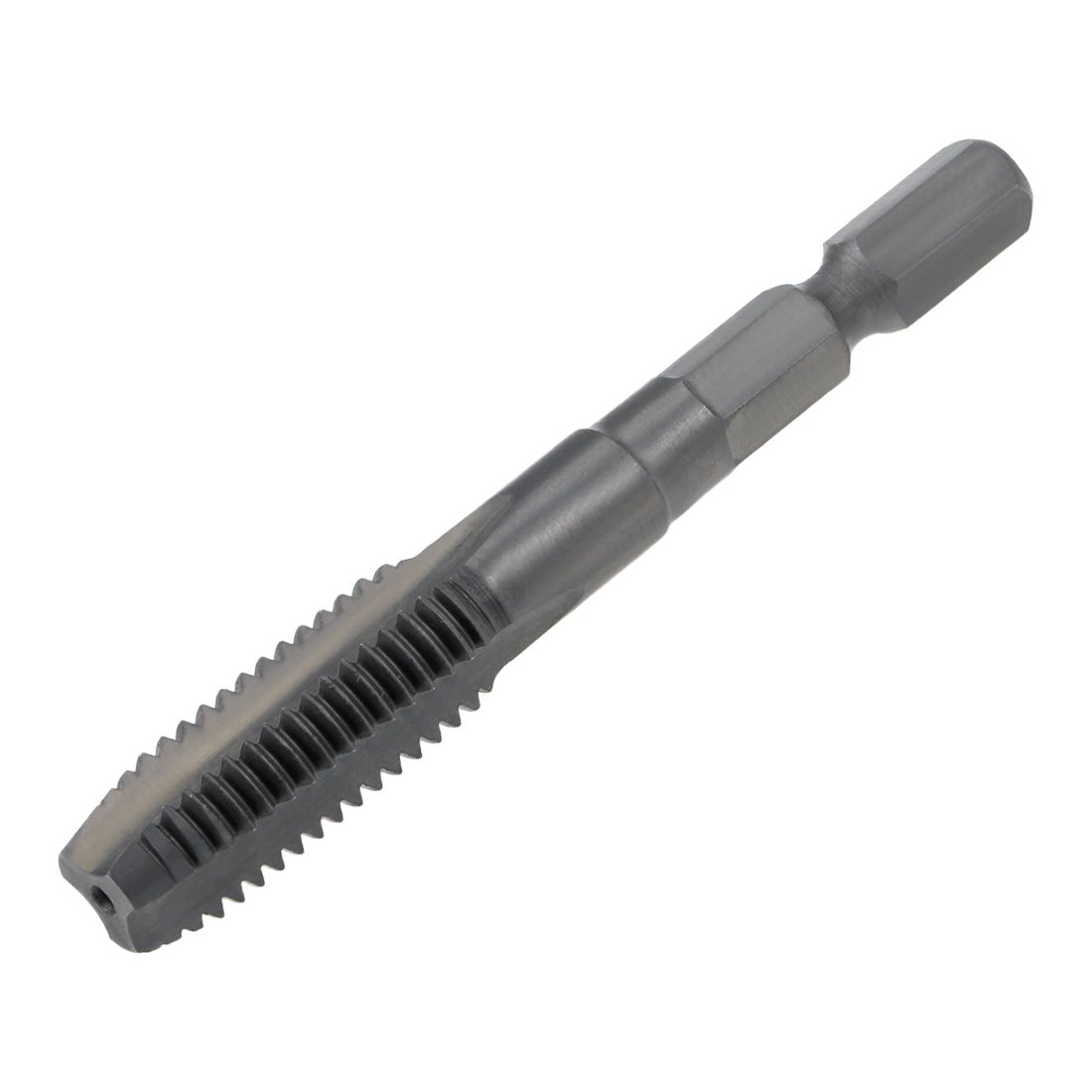 Harfington Metric Machine Tap M10 Thread 1.5 Pitch H2 3 Flutes Hex Shank High Speed Steel