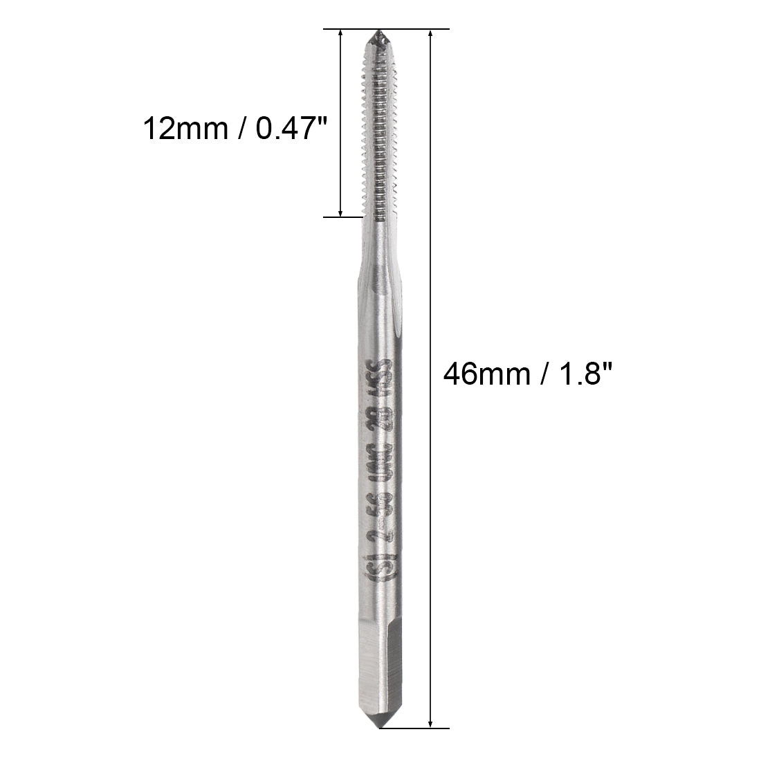 Harfington Machine Tap Thread Pitch Class Flutes High Speed Steel