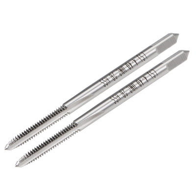 Harfington Machine Tap 4-40UNC Thread Pitch 2B Class 3 Flutes High Speed Steel with Protective Box 2pcs