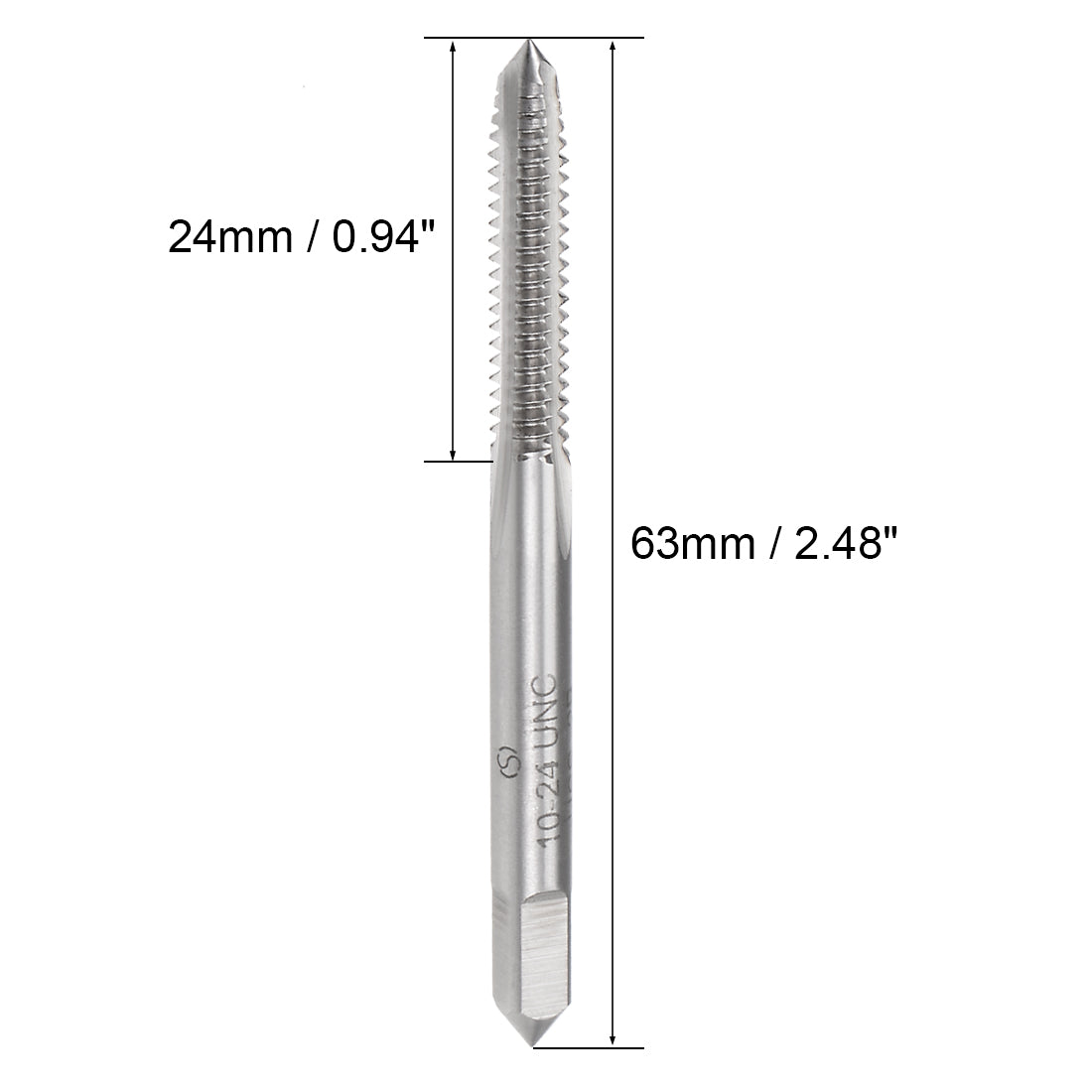 Harfington Machine Tap Thread Pitch Class Flutes High Speed Steel