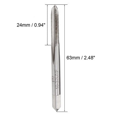 Harfington Machine Tap 10-32 UNF Thread 2B Class 3 Straight Flutes High Speed Steel