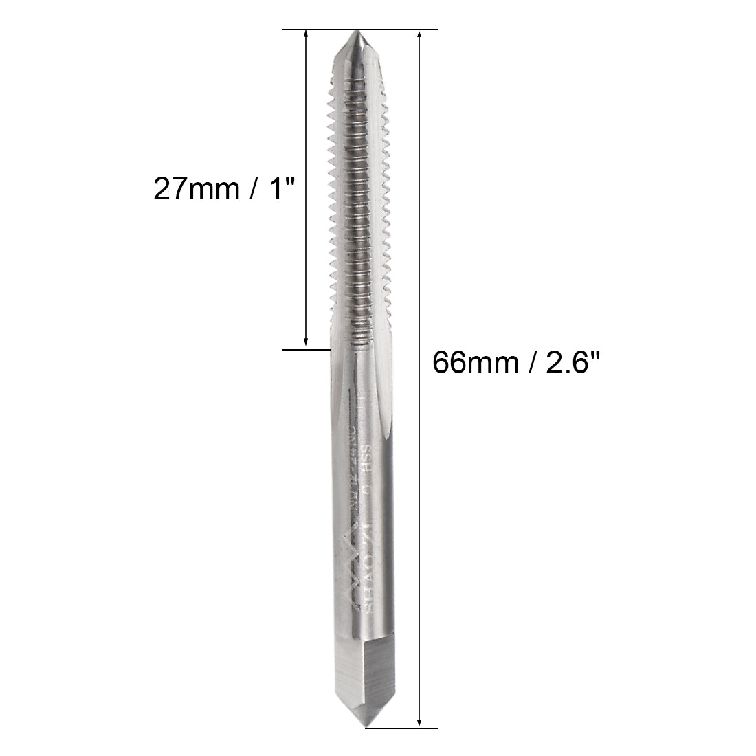 Harfington Machine Tap Thread Pitch Class Flutes High Speed Steel