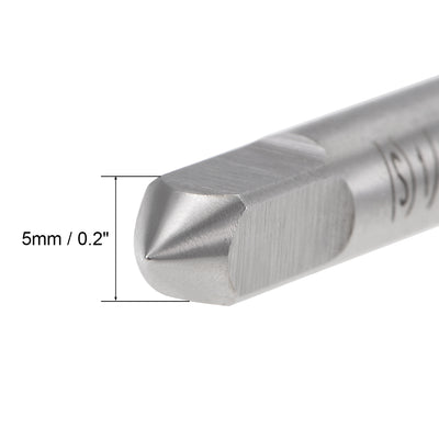 Harfington Machine Tap 1/4-20UNC Thread Pitch 2B Class 3 Flutes High Speed Steel 2pcs