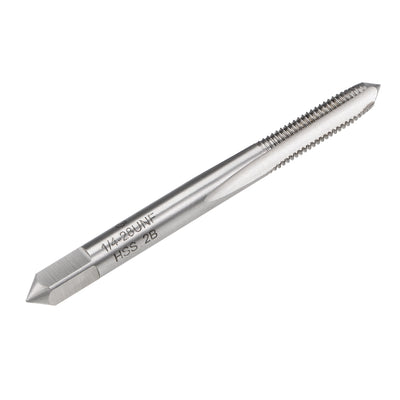 Harfington Machine Tap 1/4-28 UNF Thread Pitch 2B Class 3 Flutes High Speed Steel