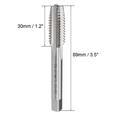 Harfington Machine Tap 1/2-12 UNS Thread 2B Class 4 Flutes High Speed Steel