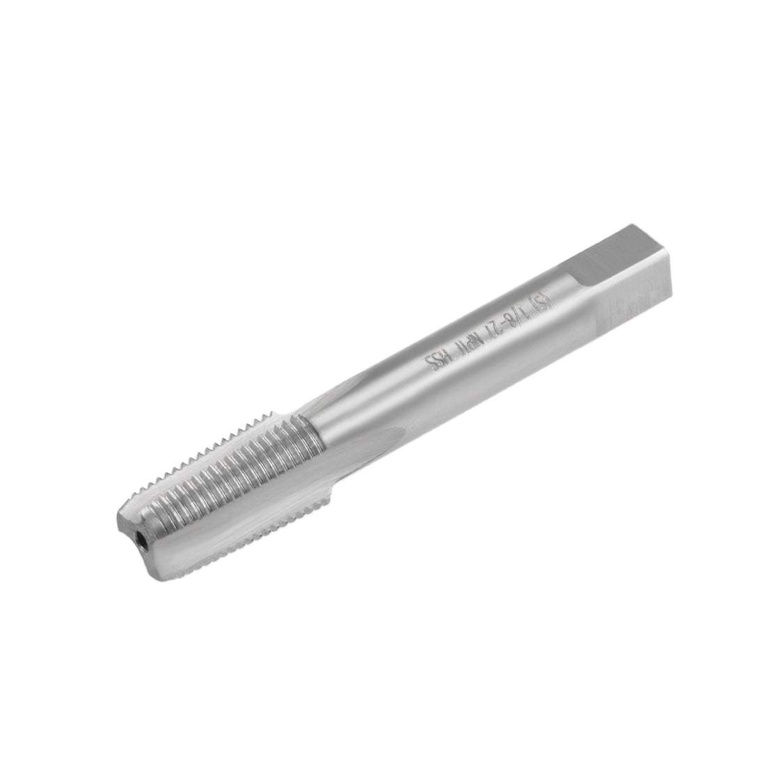 Harfington Machine Tap 1/8-27 NPTF Straight Pipe Thread 3 Flutes High Speed Steel