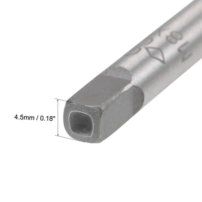 Harfington Metric Hand Tap M8 Thread 0.75 Pitch 3 Straight Flutes H2 Alloy Tool Steel 2 Pairs