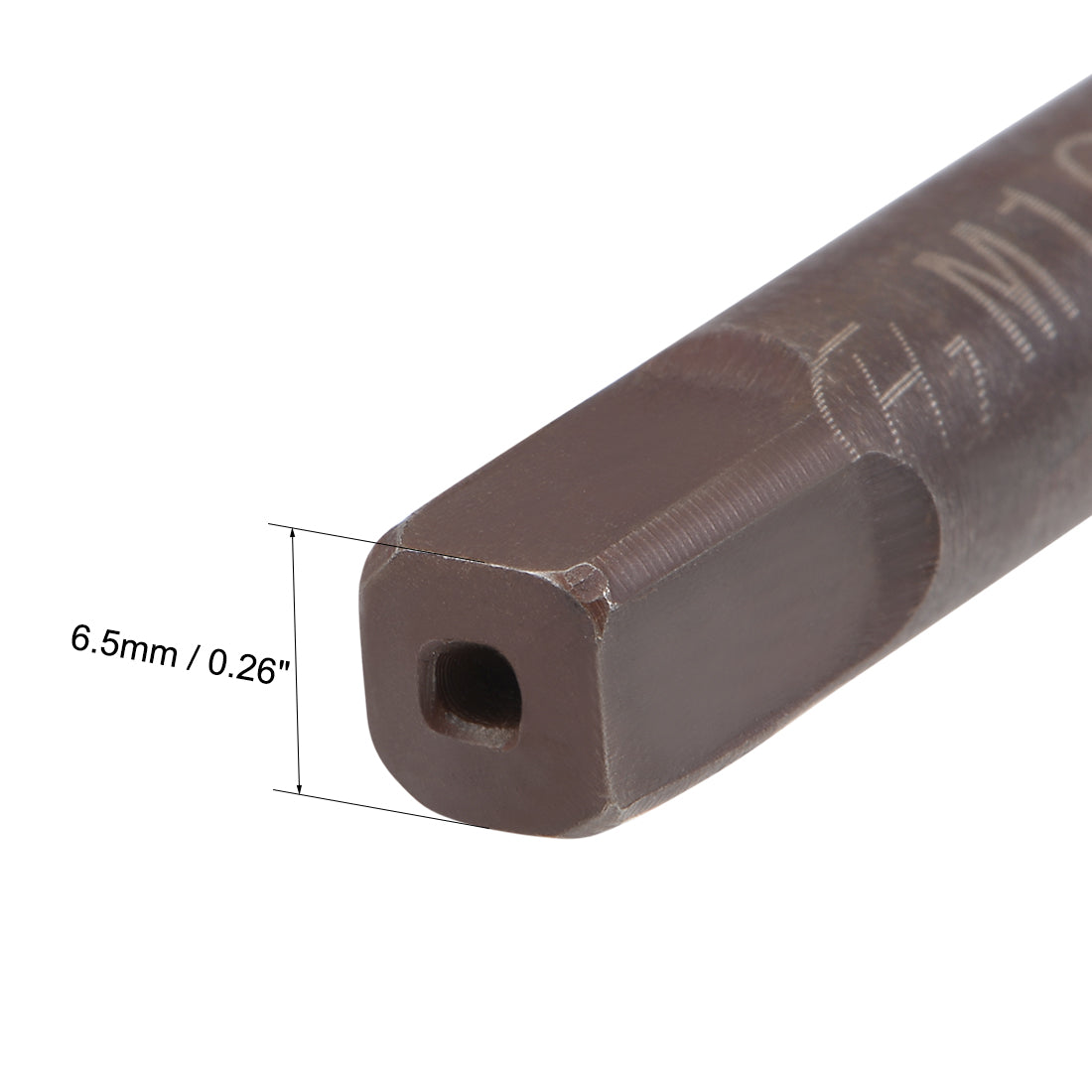 Harfington Metric Hand Tap M10 Thread 1.5 Pitch 3 Straight Flutes H2 Alloy Tool Steel 1 Pair