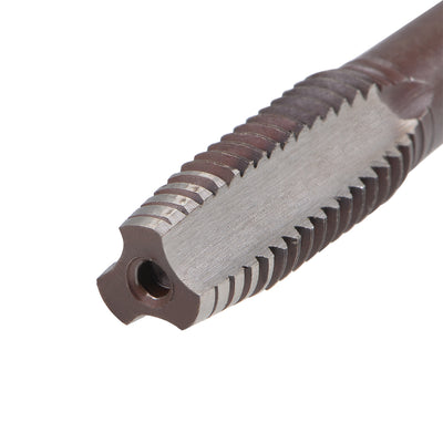 Harfington Metric Hand Tap M10 Thread 1.5 Pitch 3 Straight Flutes H2 Alloy Tool Steel 1 Pair