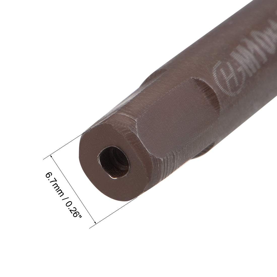 Harfington Metric Hand Tap 3 Straight Flutes H2 Alloy Tool Steel 1 Pair