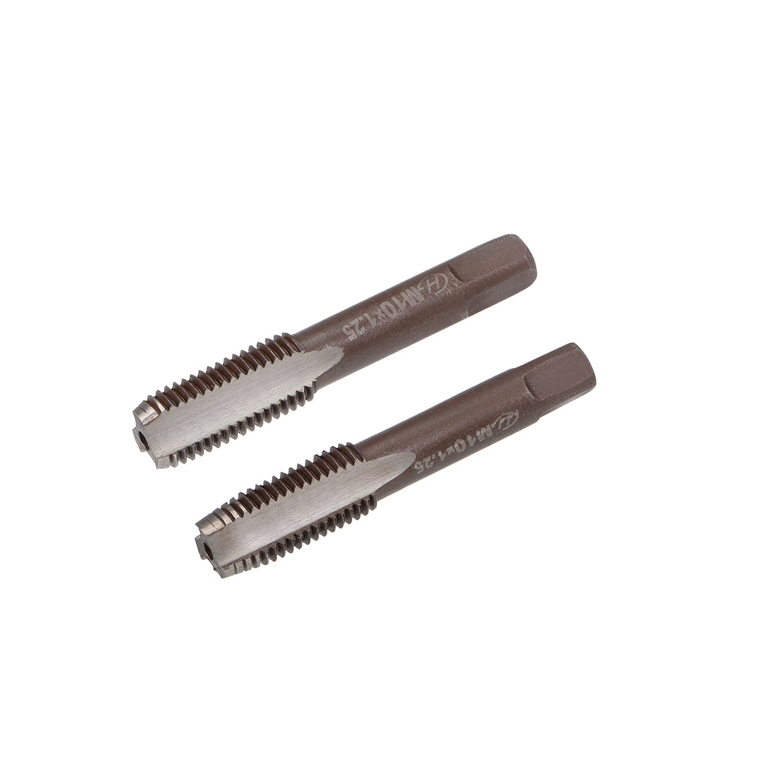 Harfington Metric Hand Tap 3 Straight Flutes H2 Alloy Tool Steel 1 Pair