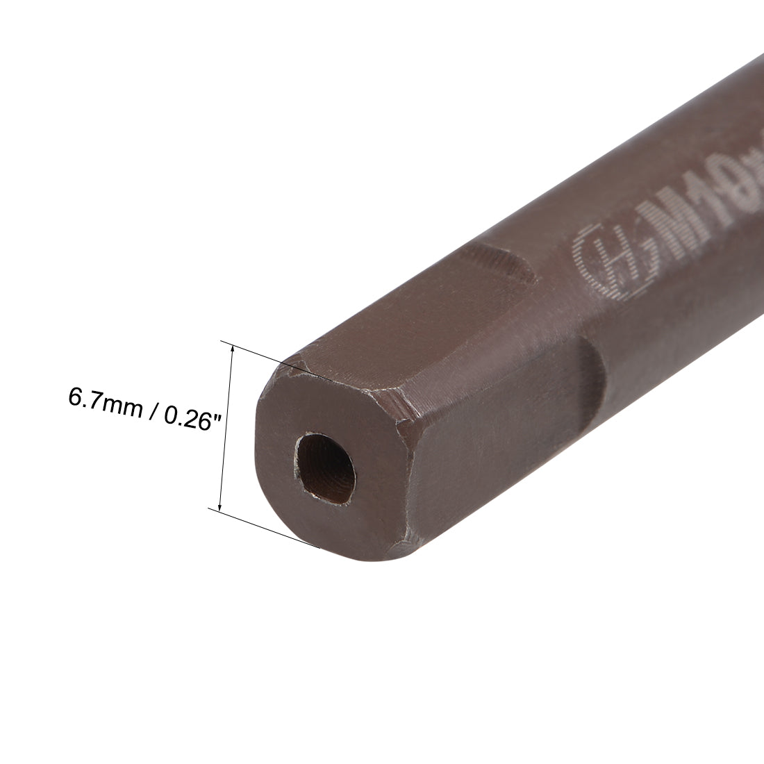 Harfington Metric Hand Tap 3 Straight Flutes H2 Alloy Tool Steel 1 Pair