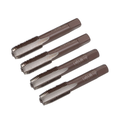 Harfington Metric Hand Tap 3 Straight Flutes H2 Alloy Tool Steel 2 Pairs
