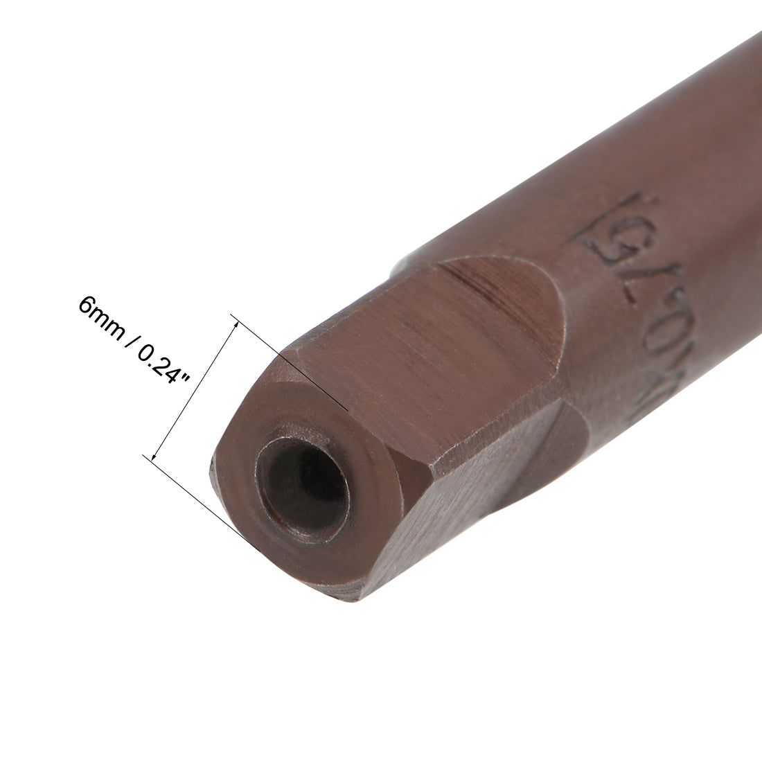 Harfington Metric Hand Tap 3 Straight Flutes H2 Alloy Tool Steel 2 Pairs