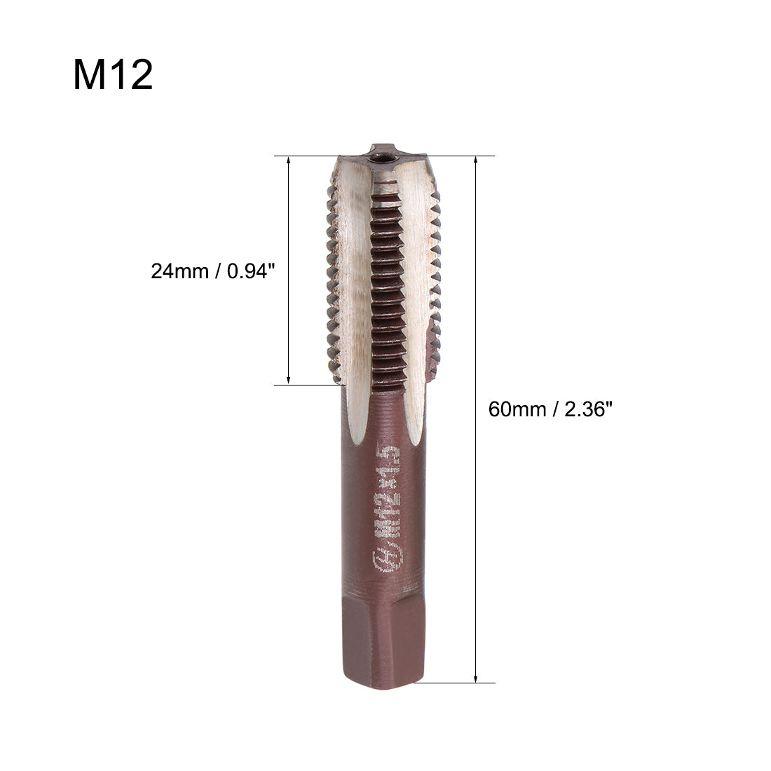 Harfington Metric Hand Tap 4 Straight Flutes H2 2Pairs