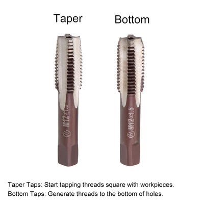 Harfington Metric Hand Tap 4 Straight Flutes H2 2Pairs