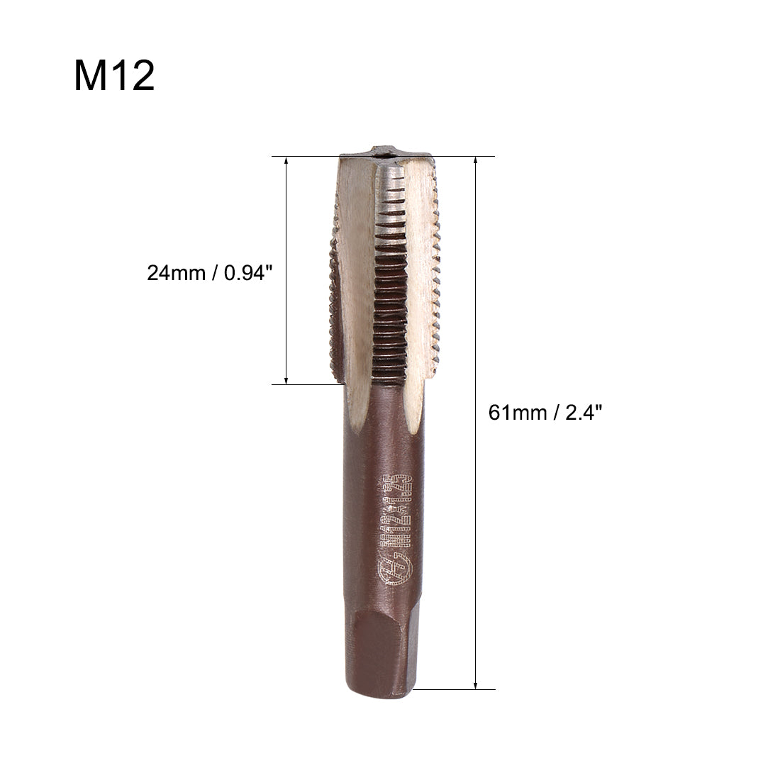 Harfington Metric Hand Tap 4 Straight Flutes H2 2Pairs