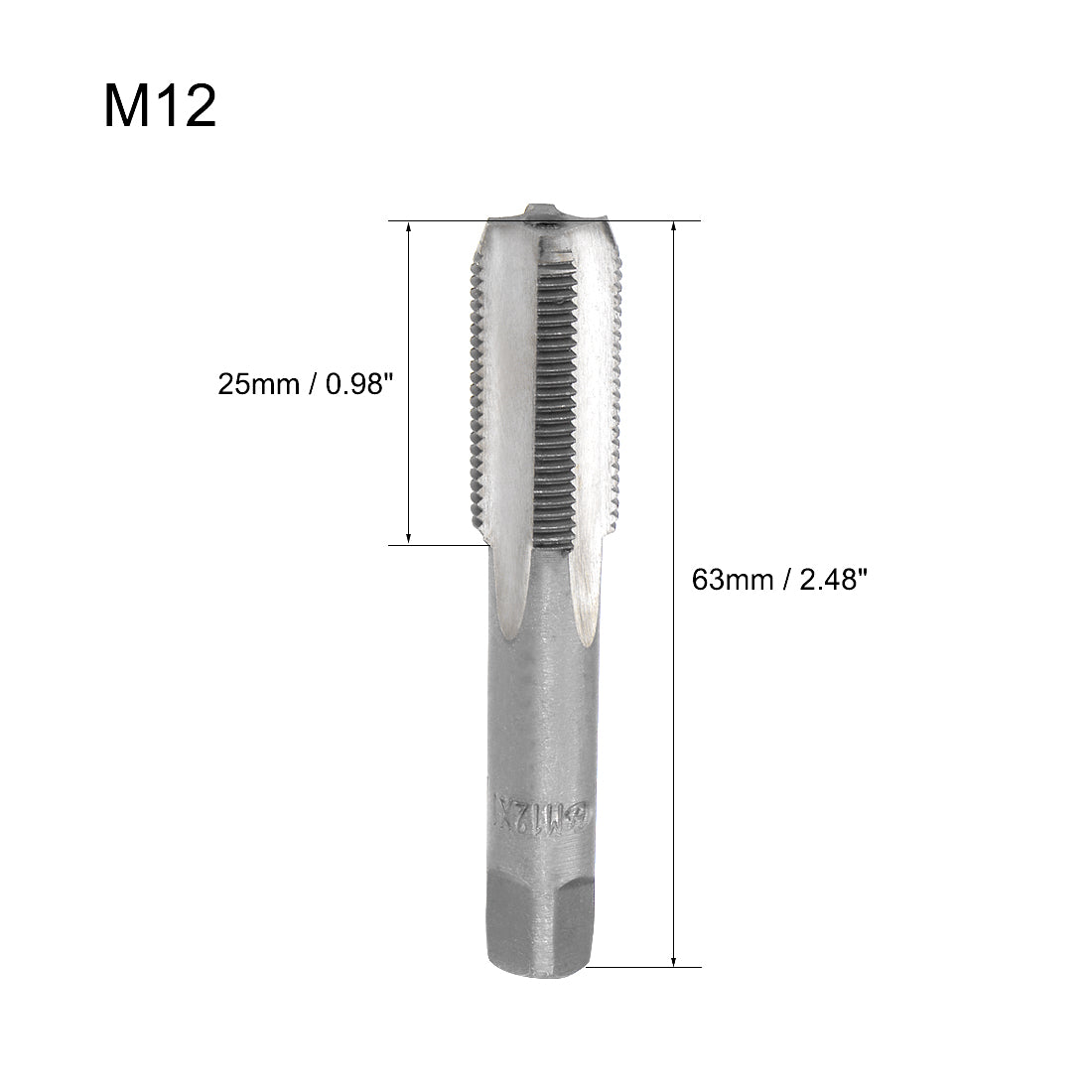 Harfington Metric Hand Tap 4 Straight Flutes H2 1 Pair