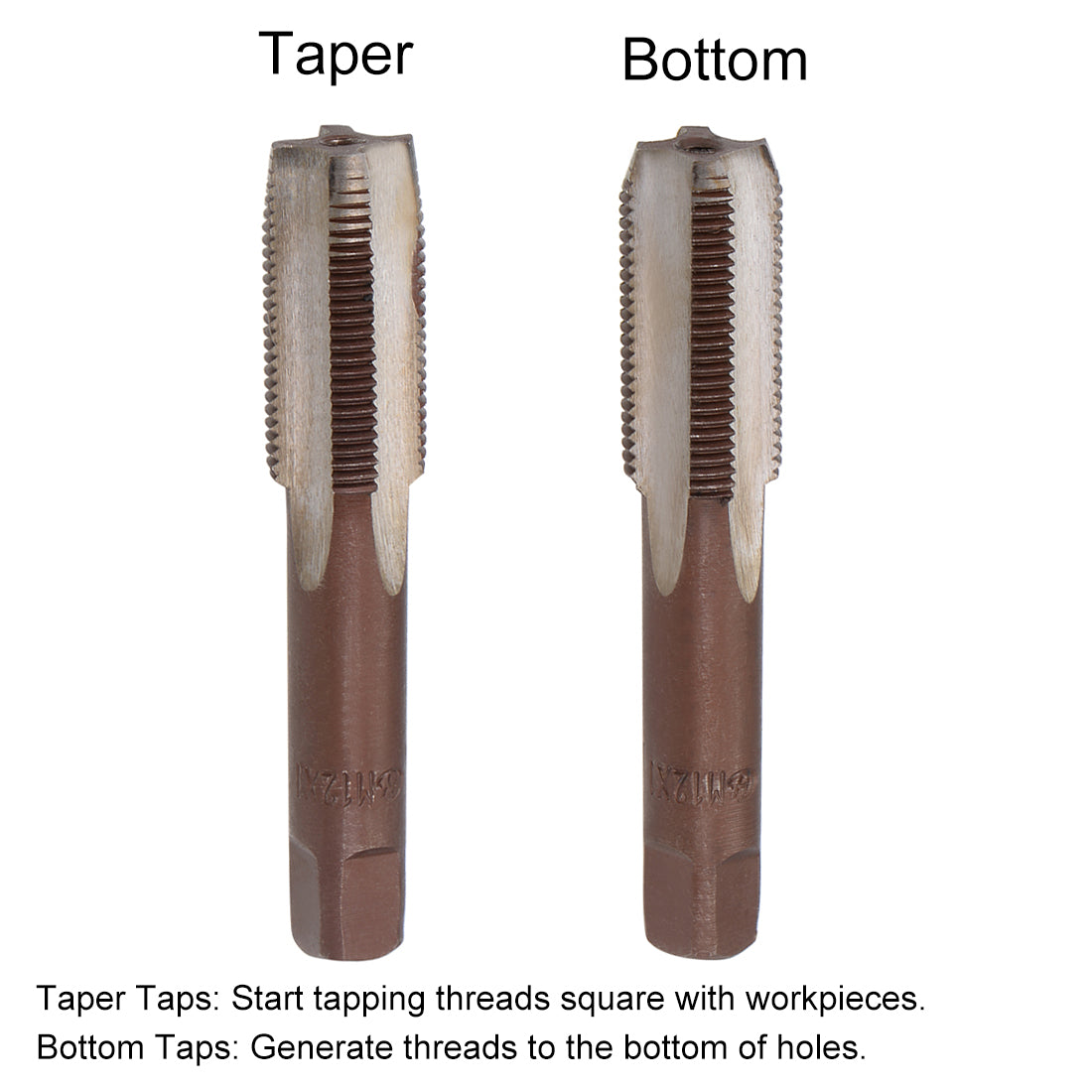 Harfington Metric Hand Tap 4 Straight Flutes H2 2Pairs