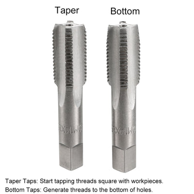 Harfington Metric Hand Tap 4 Straight Flutes H2 1 Pair