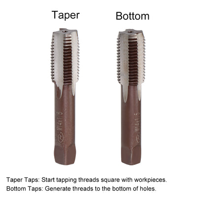 Harfington Metric Hand Tap 4 Straight Flutes H2 2Pairs