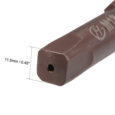 Harfington Metric Hand Tap 4 Straight Flutes H2 Alloy Tool Steel 2 Pairs