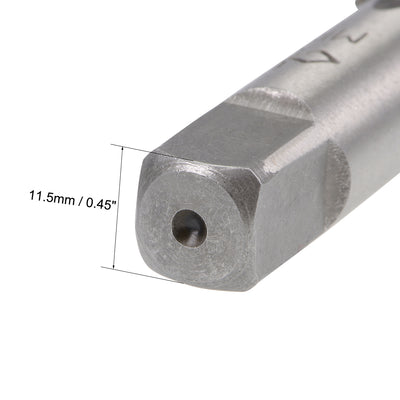 Harfington Metric Hand Tap 4 Straight Flutes H2 Alloy Tool Steel 2Pairs