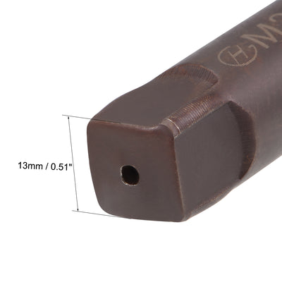 Harfington Metric Hand Tap 4 Straight Flutes H2 Alloy Tool Steel 1 Pair