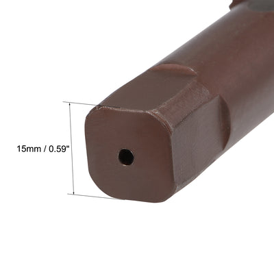 Harfington Metric Hand Tap 4 Straight Flutes H2 Alloy Tool Steel 1 Pair