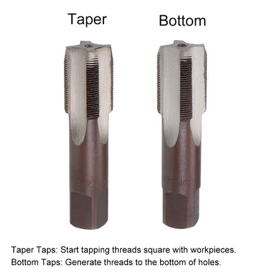 Harfington Metric Hand Tap 4 Straight Flutes H2 1 Pair