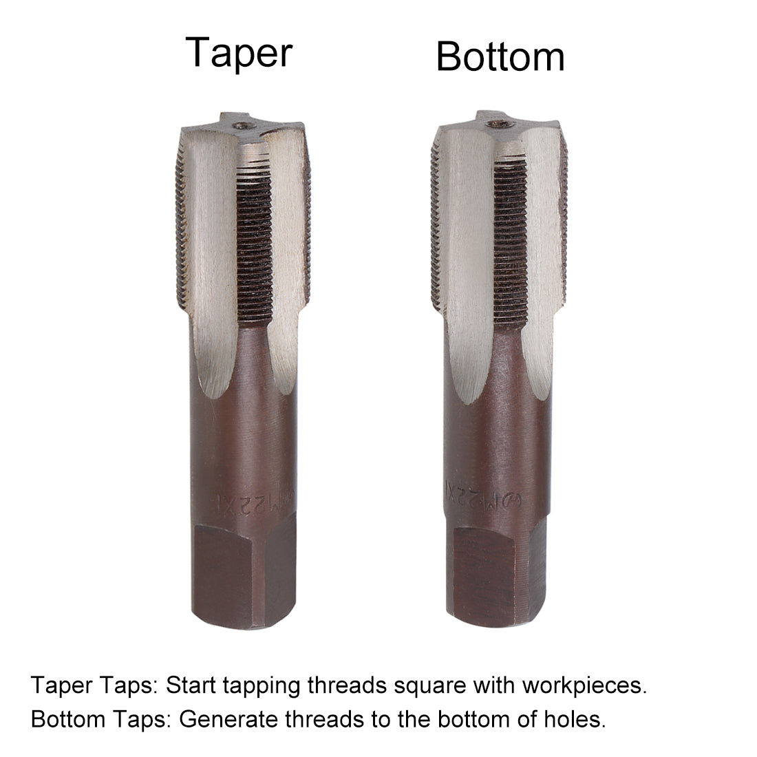 Harfington Metric Hand Tap 4 Straight Flutes H2 2Pairs