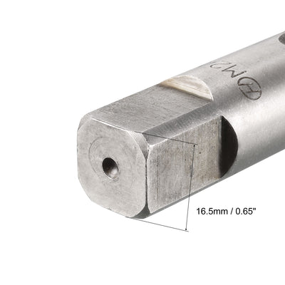 Harfington Metric Hand Tap 4 Straight Flutes H2 Alloy Tool Steel 1 Pair