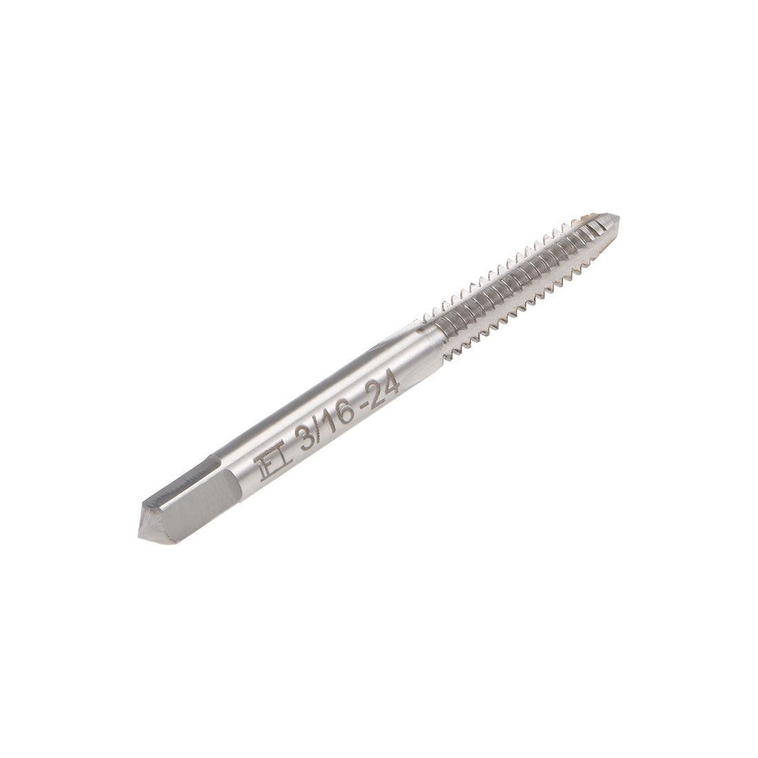 Harfington Machine Tap Thread Pitch 3 Straight Flutes H2 High Speed Steel 2pcs