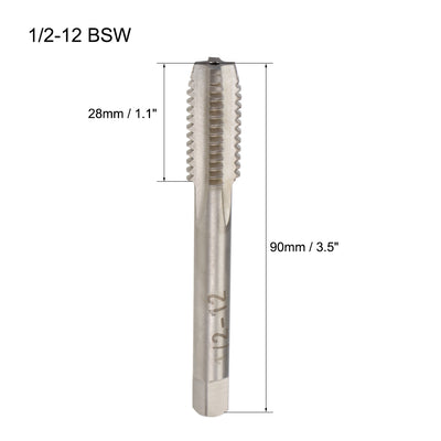 Harfington Machine Tap BSW Thread Pitch 4 Straight Flutes H2