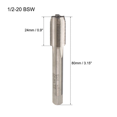 Harfington Machine Tap BSW Thread Pitch 4 Straight Flutes H2