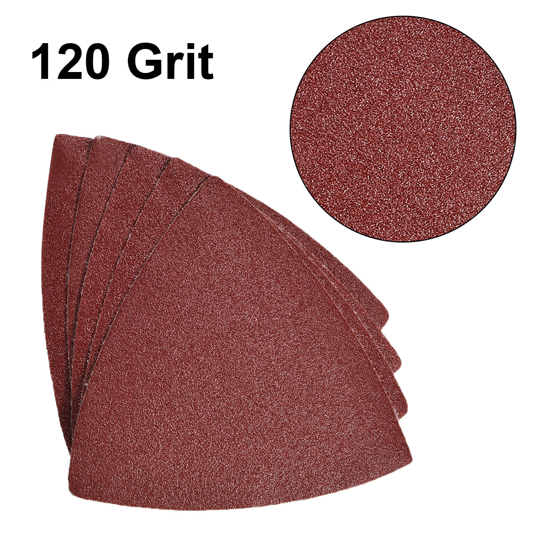 Harfington Detail Sander Sandpaper, Triangular Sanding Paper, Hook and Loop Sanding Pads Multi Tools