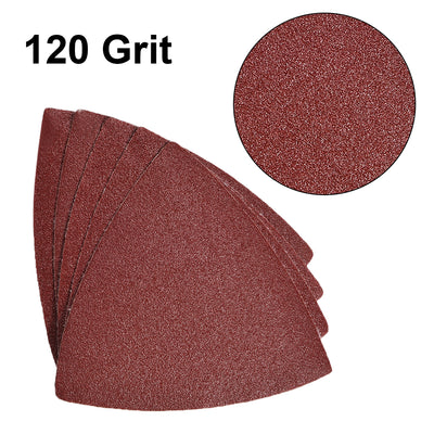 Harfington Detail Sander Sandpaper, Triangular Sanding Paper, Hook and Loop Sanding Pads Multi Tools