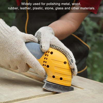 Harfington Detail Sander Sandpaper, Triangular Sanding Paper, Hook and Loop Sanding Pads Multi Tools