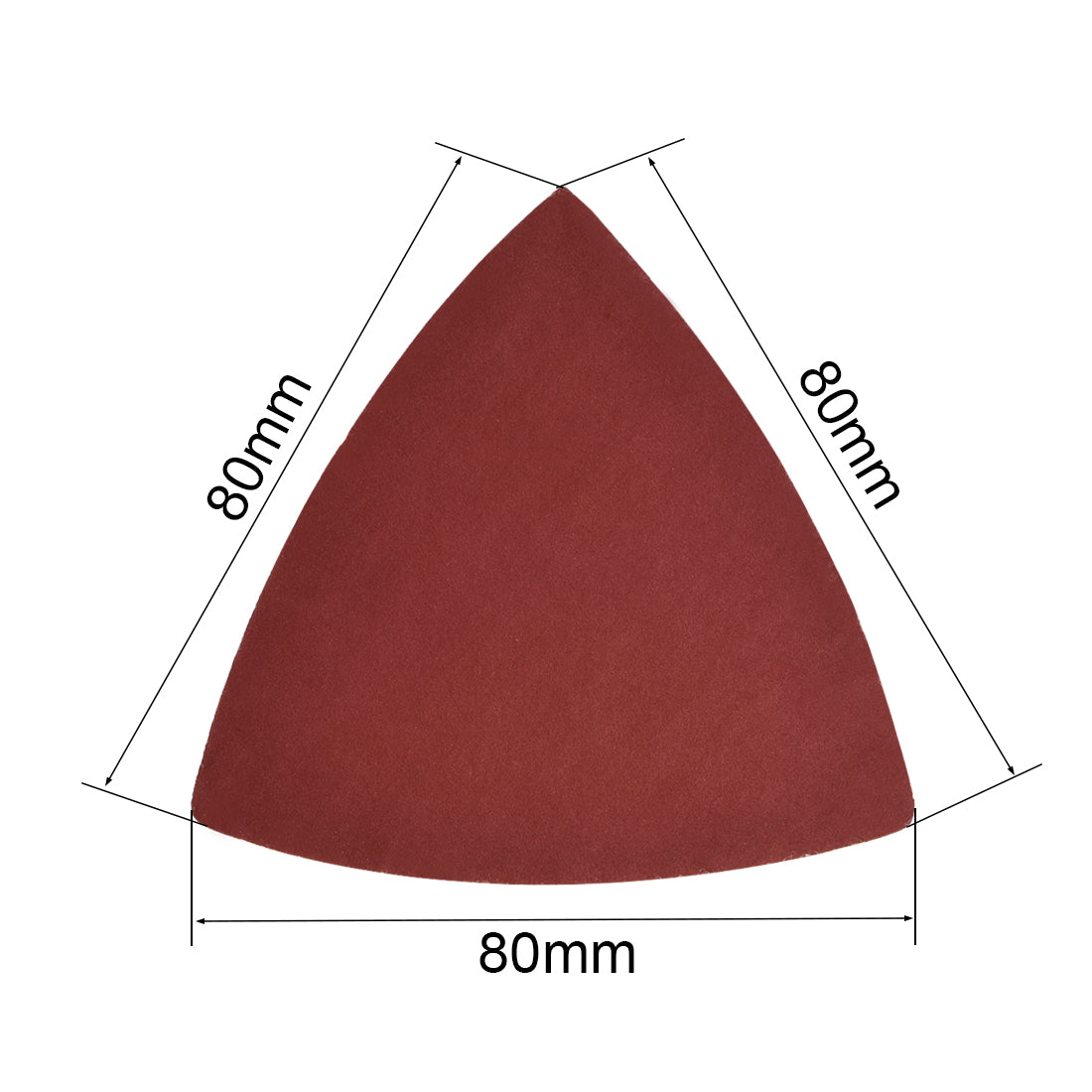 Harfington 5 pcs Triangular Hook and Loop Sanding Pads