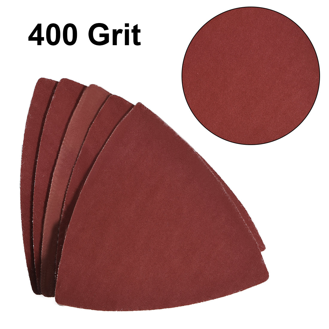 Harfington 5 pcs Triangular Hook and Loop Sanding Pads
